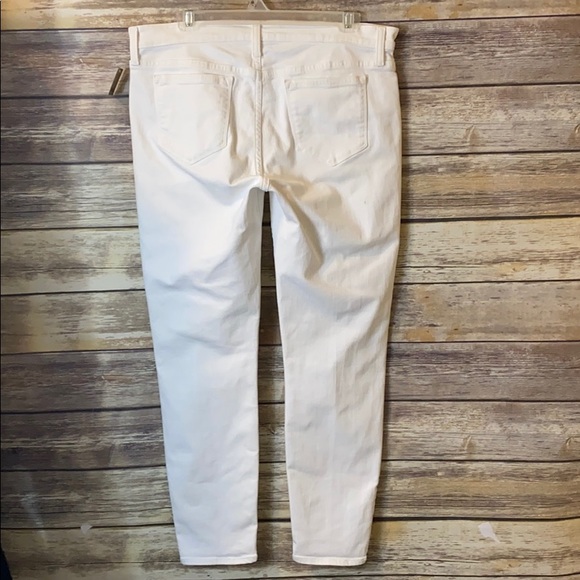 J. Crew Jeans Toothpick Skinny Ankle White 32 - Picture 3 of 4